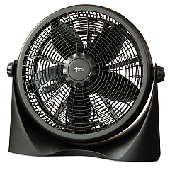 Alera 16" Super-Circulation 3-Speed Tilt Fan, Plastic, Black (ALEFAN163)