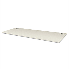 HON Voi Rectangular Worksurface, Two Grommets, 60" x 24", Silver (HONVTR60BB)