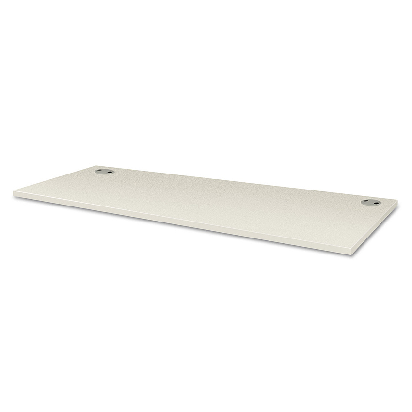 HON Voi Rectangular Worksurface, Two Grommets, 60" x 24", Silver (HONVTR60BB)