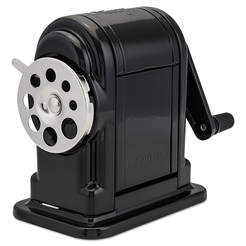 X-ACTO Ranger 55 Classroom Manual Pencil Sharpener, Manually-Powered, 3.25 x 6 x 5.5, Black (EPI1001)