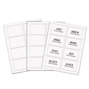 C-Line Laser Printer Name Badges, 3 3/8 x 2 1/3, White, 200/Box (92377)