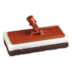 3M Doodlebug Threaded Pad Holder Kit, 4.63 x 10, Orange (MMM08542KT)