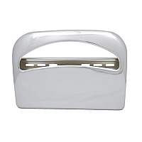 Health Gards Half-fold Toilet Seat Cover Dispenser, Chrome, 16.5"x11.5"x2", 1 Each (45C)