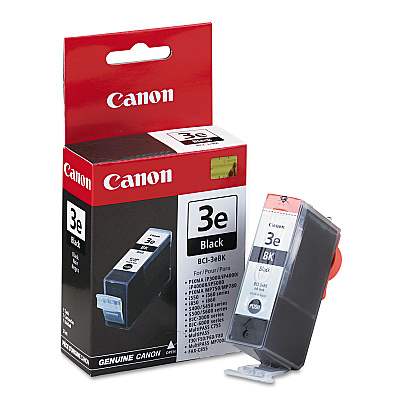Canon 4479A230 (BCI-3E) Ink, 560 Page-Yield, Black (CNMBCI3EBK)