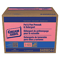 Cream Suds Manual Pot and Pan Presoak and Detergent without Phosphate, Baby Powder Scent, Powder, 25 lb Box (JOY43610)