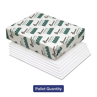 AbilityOne 7530015399831 SKILCRAFT Nature-Cycle Copy Paper, 92 Bright, 20lb Bond Weight, 8.5x11, White, 500/Ream, 10 Ream/CT, 40 CT/PLT (NSN5399831PL)