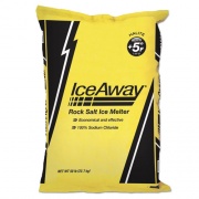 Ice-A-Way Rock Salt, 50 lb Bag, 49/Pallet