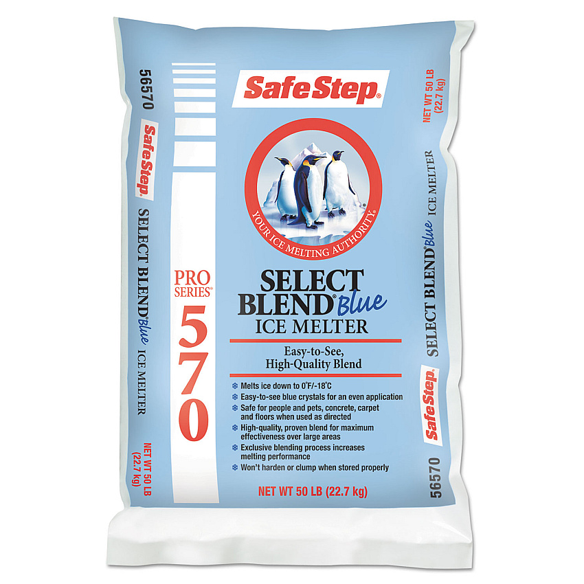 Safe Step Pro Select Blue Ice Melt, 50 lb Bag, 49/Pallet (NAS746726)