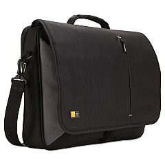 Case Logic Laptop Messenger, Fits Devices Up to 17", Dobby Nylon, 3.37 x 17.75 x 13.75, Black (CLG3201140)