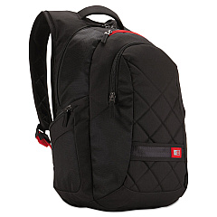 Case Logic 16" Laptop Backpack, Fits Devices Up to 16", Polyester, 9.5 x 14 x 16.75, Black (CLG3201268)