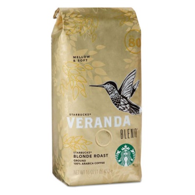 Starbucks Coffee, Veranda Blend, Ground, 1 lb Bag (11019631)