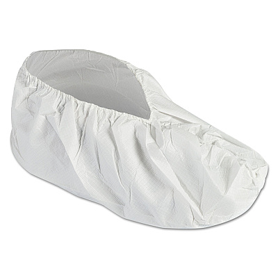 KleenGuard A40 Liquid and Particle Protection Shoe Covers, Medium, White, 400/Carton (KCC44492)