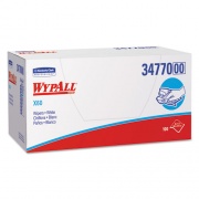 WypAll General Clean X60 Cloths, 1/4 Fold, 11 x 23, White, 100/Box, 9 Boxes/Carton (34770)
