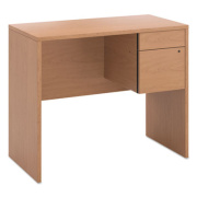 HON 10500 Series Standing Height Hanging Pedestal, Left/Right, 2-Drawer: Box/File, Legal/Letter, Harvest, 15.63 x 22.75 x 17.75 (10501C)