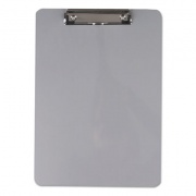 Universal Aluminum Clipboard with Low Profile Clip, 0.5" Clip Capacity, Holds 8.5 x 11 Sheets, Aluminum (40301)