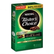 Nescaf Taster's Choice Decaf House Blend Instant Coffee, 0.1oz Stick, 5/Box, 12 Bx/Ctn (86073)