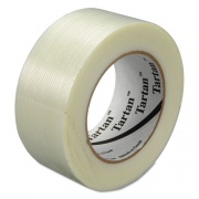Tartan Filament Tape, 3" Core, 48 mm x 55 m, Clear, 24/Carton (893448)