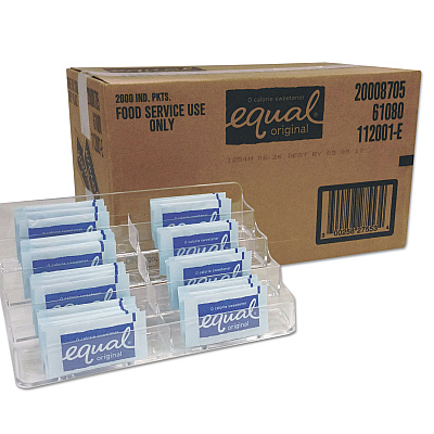 Equal Zero Calorie Sweetener, 0.035 oz Packet, 2000/Carton (EQL827553)