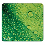 Allsop Naturesmart Mouse Pad, 8.5 x 8, Leaf Raindrop Design (31624)