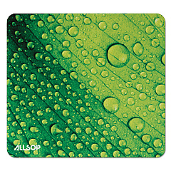 Allsop Naturesmart Mouse Pad, 8.5 x 8, Leaf Raindrop Design (ASP31624)