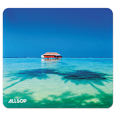Allsop Naturesmart Mouse Pad, 8.5 x 8, Tropical Maldives Design (ASP31625)