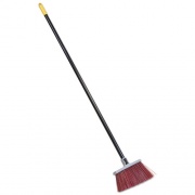 Quickie Bulldozer Landscaper's Upright Broom, 14 x 54, Powder Coated Handle Red/Gray (7576ZQK)