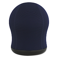 Safco Zenergy Swivel Ball Chair, Backless, Supports Up to 250 lb, Blue Seat, Black Base (SAF4760BU)