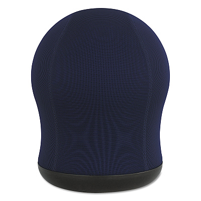 Safco Zenergy Swivel Ball Chair, Backless, Supports Up to 250 lb, Blue Seat, Black Base (SAF4760BU)