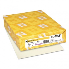 Neenah CLASSIC Laid Stationery, 24 lb Bond Weight, 8.5 x 11, Classic Natural White, 500/Ream (06531)