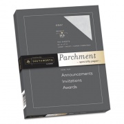 Southworth Parchment Specialty Paper, 24 lb Bond Weight, 8.5 x 11, Gray, 100/Pack (P974CK336)