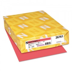 Neenah Exact Brights Paper, 20 lb Bond Weight, 8.5 x 11, Bright Magenta, 500/Ream (26761)
