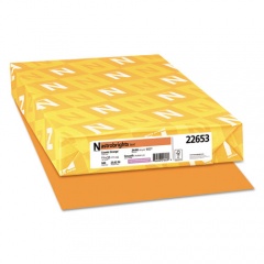 Astrobrights Color Paper, 24 lb Bond Weight, 11 x 17, Cosmic Orange, 500/Ream (22653)