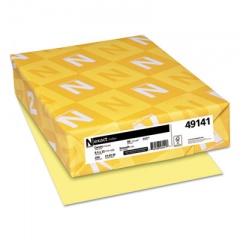 Neenah Exact Index Card Stock, 90 lb Index Weight, 8.5 x 11, Canary, 250/Pack (49141)