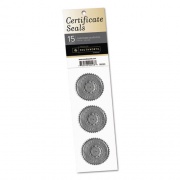 Southworth Certificate Seals, 1.75" dia, Silver, 3/Sheet, 5 Sheets/Pack (99293)