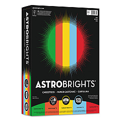 Astrobrights Color Cardstock -"Eco" Assortment, 65 lb Cover Weight, 8.5 x 11, Assorted, 250/Pack (WAU98853)