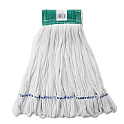 Rubbermaid Commercial Rough Floor Mop Head, Medium, Cotton/Synthetic, White, 12/Carton (RCPT255)