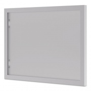 HON BL Series Hutch Doors, Glass, 13.25w x 17.38h, Silver/Frosted (BL72HDG)