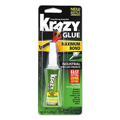 Maximum Bond Krazy Glue, 0.52 oz, Dries Clear (EPIKG48948MR)
