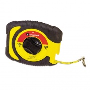 Great Neck English Rule Measuring Tape, 0.38" x 100 ft, Steel, Yellow (100E)