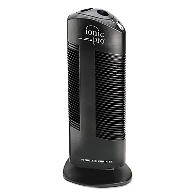 Ionic Pro Compact Ionic Air Purifier, 250 sq ft Room Capacity, Black (ION90IP01MI01W)