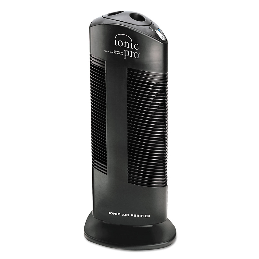 Ionic Pro Compact Ionic Air Purifier, 250 sq ft Room Capacity, Black (ION90IP01MI01W)