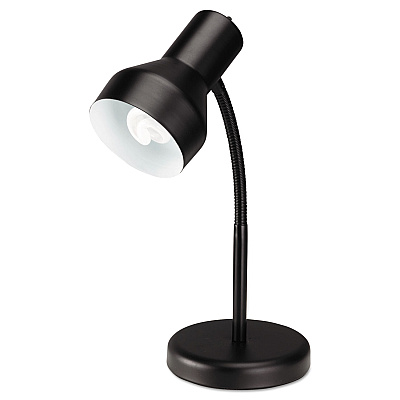 Alera Task Lamp, 6w x 7.5d x 16h, Black (ALELMP832B)