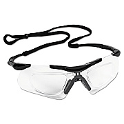 KleenGuard V60 Nemesis Rx Reader Safety Glasses, Black Frame, Clear Anti-Fog Lens, 12/Box (KCC38503)