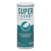 Fresh Products Super-Sorb Liquid Spill Absorbent, Lemon Scent, 720 oz, 12 oz Shaker Can, 6/Box (614SSBX)