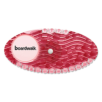Boardwalk Curve Air Freshener, Spiced Apple, Red, 10/Box, 6 Boxes/Carton (BWKCURVESAPCT)
