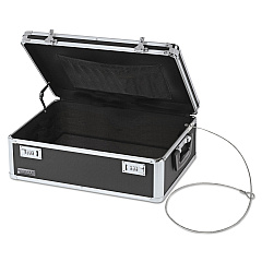 Vaultz Locking Storage Chest, Medium Density Fiberboard, 14.5 x 8 x 19.5, Black (IDEVZ00323)