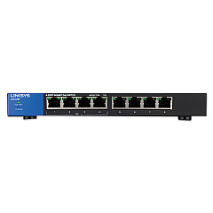 Linksys Business Desktop Gigabit PoE+ Switch, 8 Ports (LNKLGS108P)