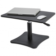 Victor DC230 Adjustable Laptop Stand, 21" x 13" x 12" to 15.75", Black, Supports 20 lbs (DC230B)