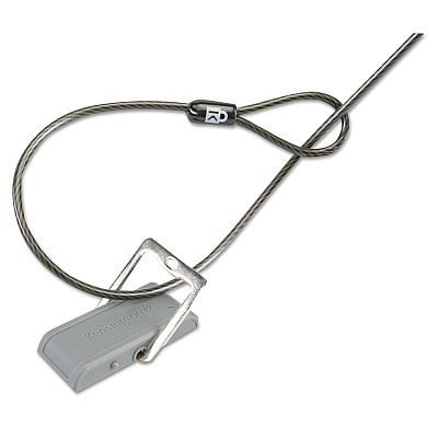 Kensington Desk Mount Cable Anchor, Gray/White (KMW64613)