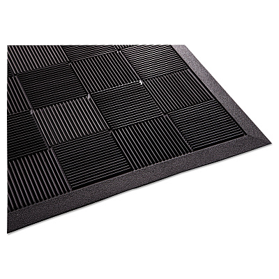 Guardian Parquet Wiper Scraper Mat, 24 x 36, Black (MLLPARQUET2X3)